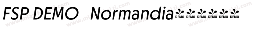 FSP DEMO   Normandia字体转换